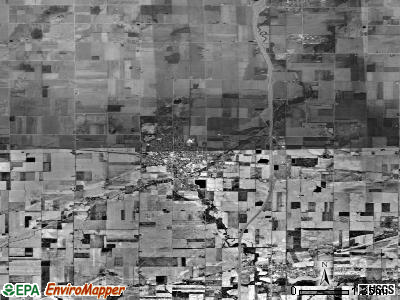Zip code 45872 satellite photo by USGS