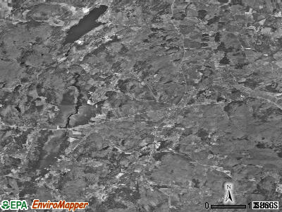Zip code 05455 satellite photo by USGS