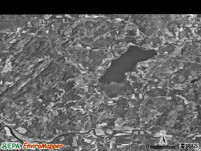 Zip code 05457 satellite photo by USGS