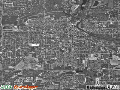 Zip code 46016 satellite photo by USGS