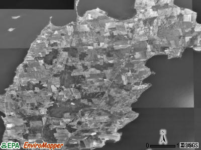 Zip code 05458 satellite photo by USGS
