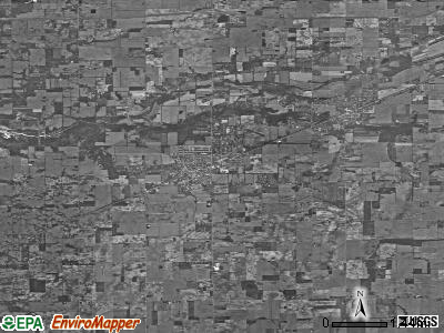 Zip code 46040 satellite photo by USGS