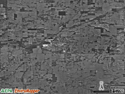 Zip code 46051 satellite photo by USGS