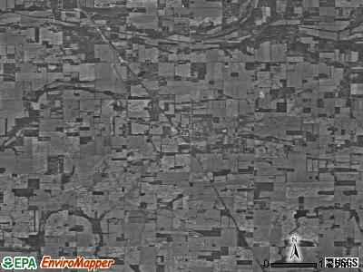 Zip code 46056 satellite photo by USGS