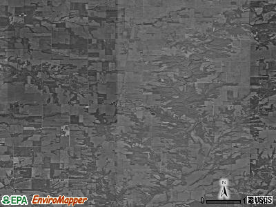 Zip code 46105 satellite photo by USGS