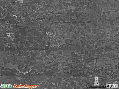 Zip code 46120 satellite photo by USGS