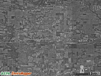 Zip code 46123 satellite photo by USGS