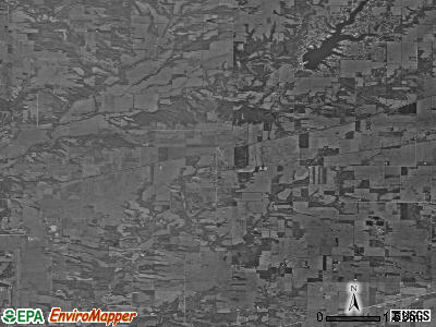 Zip code 46128 satellite photo by USGS