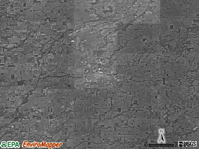 Zip code 46176 satellite photo by USGS