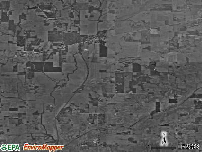 Zip code 46180 satellite photo by USGS