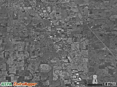 Zip code 46184 satellite photo by USGS