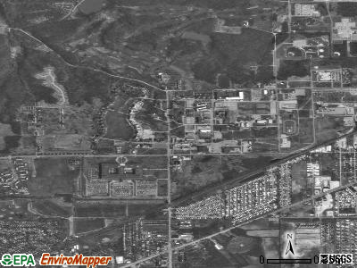 Zip code 46216 satellite photo by USGS