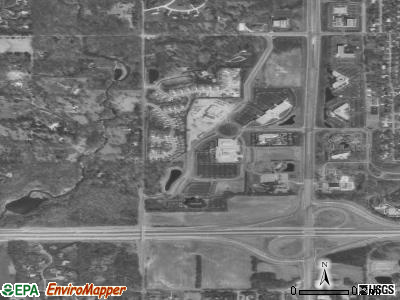 Zip code 46290 satellite photo by USGS