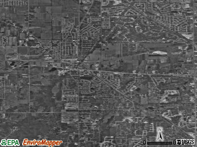 Zip code 46311 satellite photo by USGS