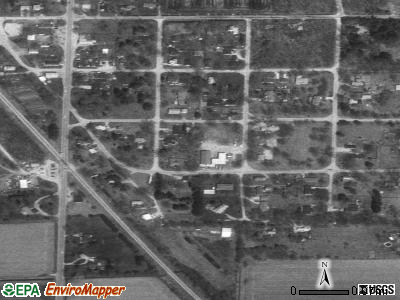 Zip code 46381 satellite photo by USGS