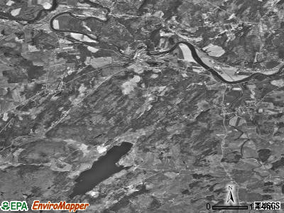 Zip code 05483 satellite photo by USGS
