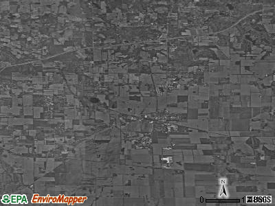Zip code 46391 satellite photo by USGS