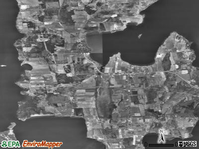 Zip code 05486 satellite photo by USGS