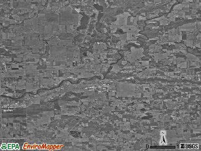 Zip code 46507 satellite photo by USGS