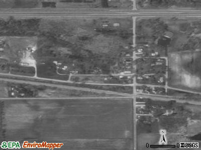 Zip code 46513 satellite photo by USGS