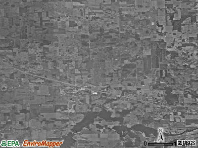 Zip code 46524 satellite photo by USGS