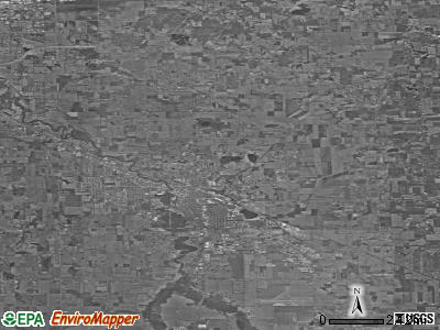 Zip code 46528 satellite photo by USGS