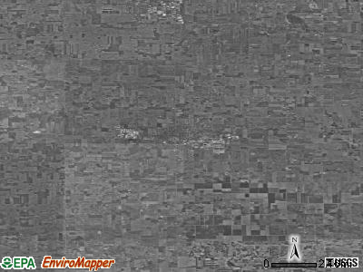 Zip code 46550 satellite photo by USGS