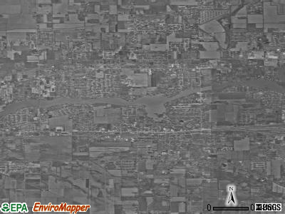 Zip code 46561 satellite photo by USGS