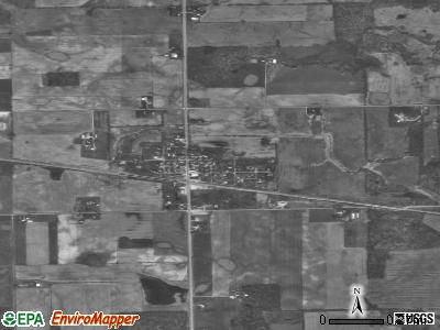 Zip code 46566 satellite photo by USGS