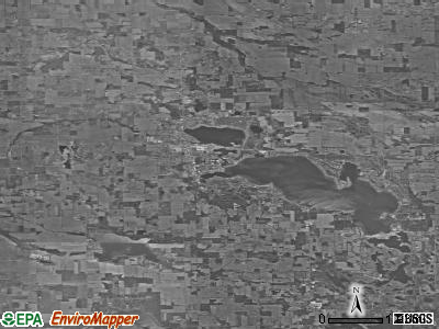 Zip code 46567 satellite photo by USGS