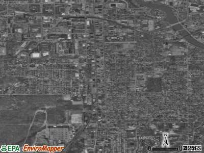 Zip code 46613 satellite photo by USGS