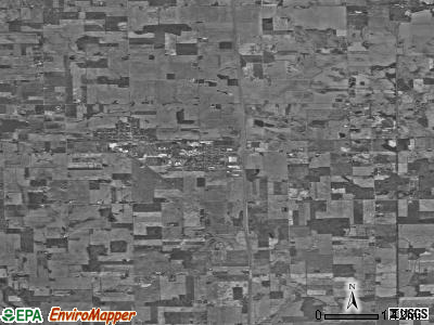 Zip code 46705 satellite photo by USGS