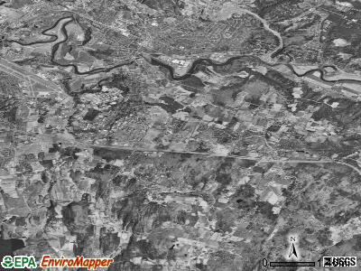 Zip code 05495 satellite photo by USGS