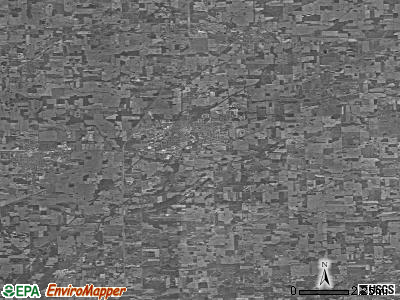 Zip code 46721 satellite photo by USGS