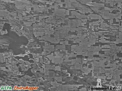 Zip code 46732 satellite photo by USGS