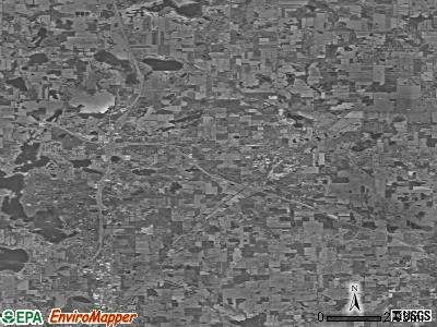 Zip code 46737 satellite photo by USGS