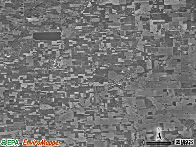 Zip code 46741 satellite photo by USGS