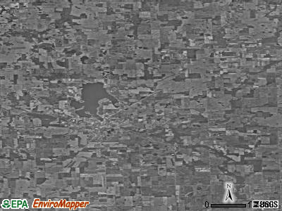 Zip code 46742 satellite photo by USGS