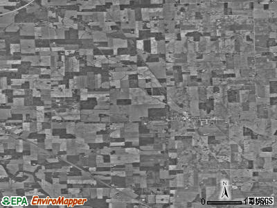 Zip code 46745 satellite photo by USGS