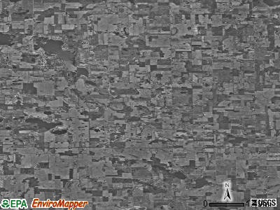 Zip code 46747 satellite photo by USGS