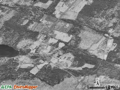 Zip code 05640 satellite photo by USGS