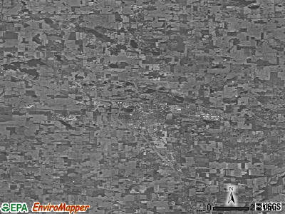 Zip code 46755 satellite photo by USGS