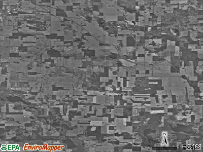 Zip code 46760 satellite photo by USGS