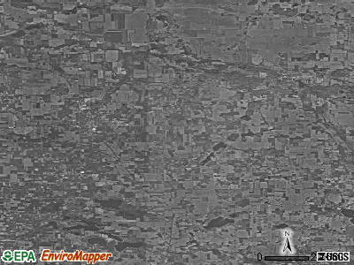 Zip code 46761 satellite photo by USGS