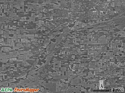 Zip code 46783 satellite photo by USGS
