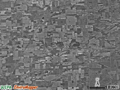 Zip code 46785 satellite photo by USGS