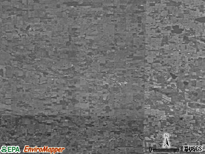 Zip code 46910 satellite photo by USGS