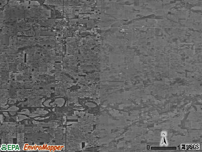 Zip code 46913 satellite photo by USGS
