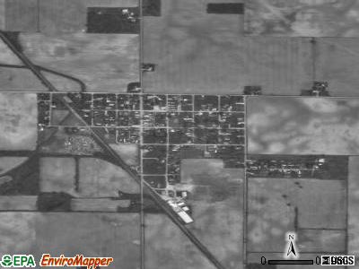 Zip code 46930 satellite photo by USGS