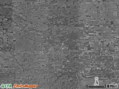 Zip code 46952 satellite photo by USGS